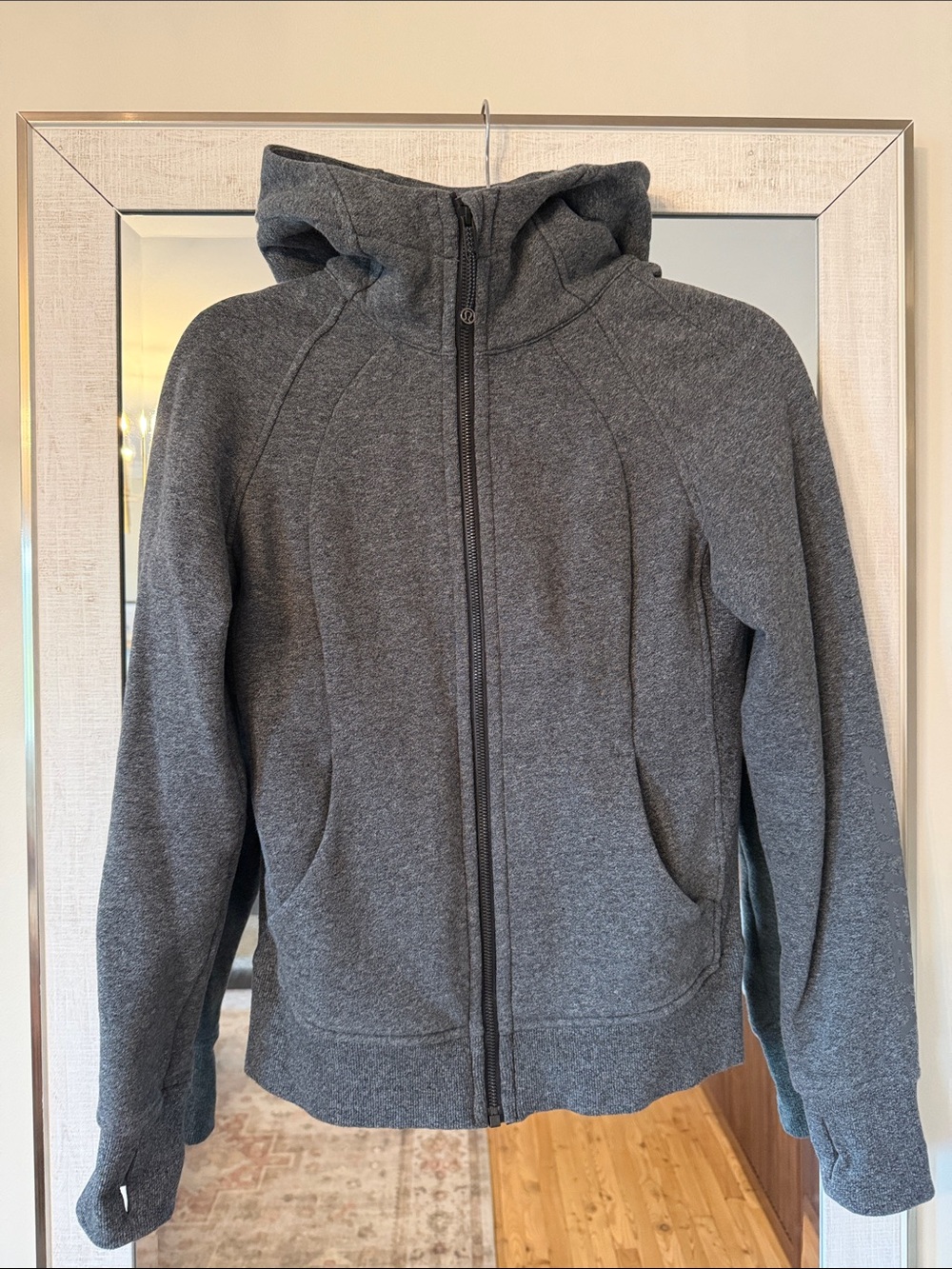 Lululemon athletica/ Bauer Heather Gray Full-Zip Hoodie
